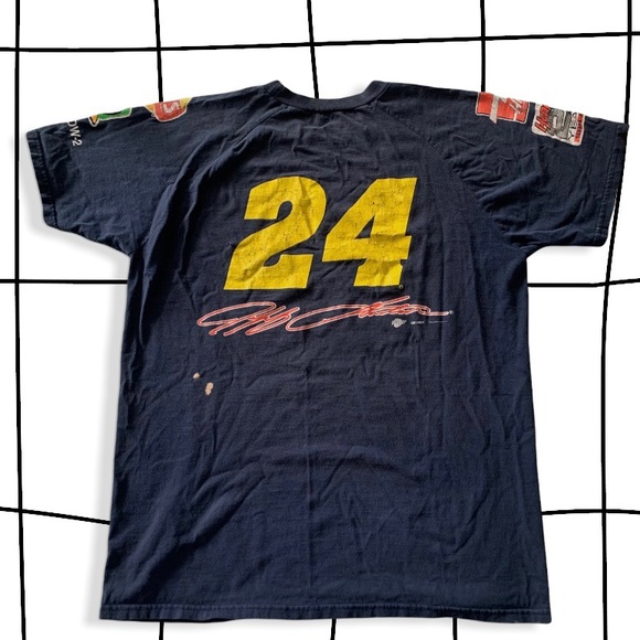 Vintage Y2k distressed racing tee - Picture 2 of 4